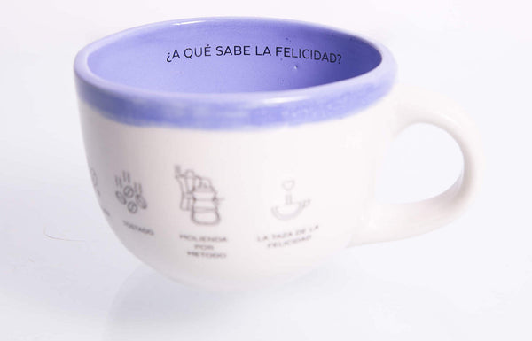 Taza Grande para Café color Morado